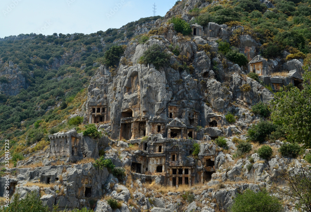 tombs in ancient city