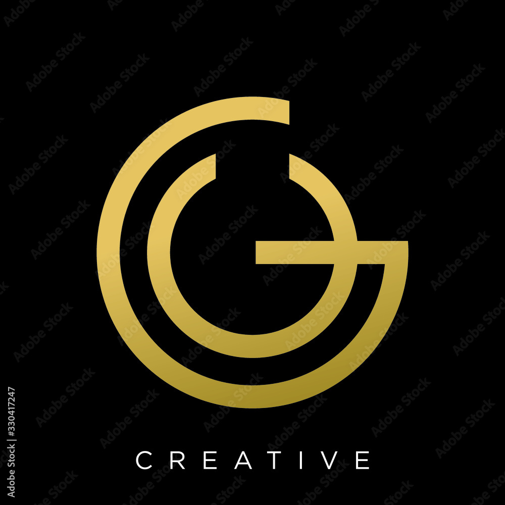 gu logo design vector icon gu logo design vector icon