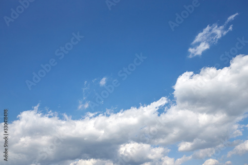 The weather is good and clouds and sky.