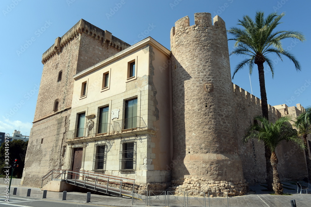 The Altamira Palace, home to the Elche Archaeological and History Museum. Alicante. Valencian Community, Spain. The Altamira Palace, home to the Elche Archaeological and History Museum. Alicante. Valencian Community, Spain.