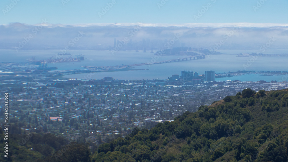 The east bay, San Francisco and Karl the Fog