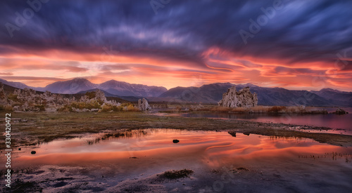 Mono Lake Sunset, South Tufa, Eastern Sierra