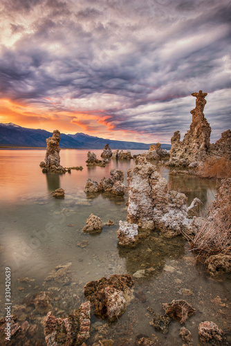 Mono Lake Sunset, South Tufa, Eastern Sierra