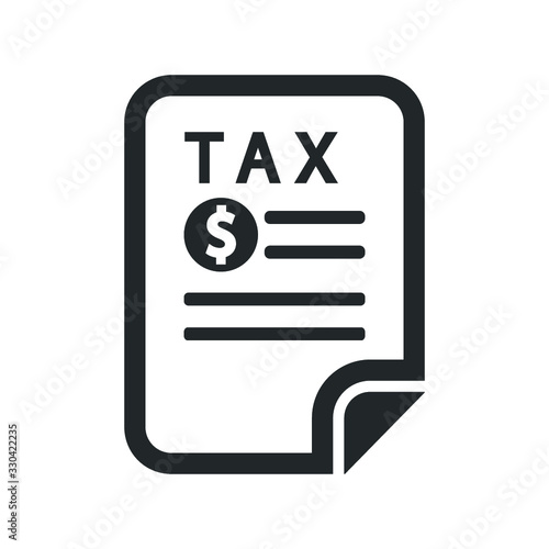 Document, tax icon