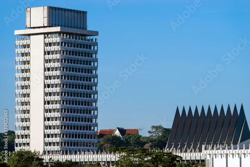 The Parliament of Malaysia is the national legislature of Malaysia and an 18-storey tower for the offices of Ministers and members of Parliament.