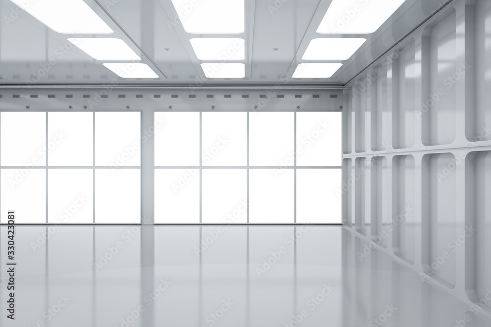 Fototapeta premium Empty room interior