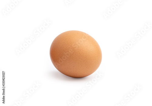 Egg isolated on the white background