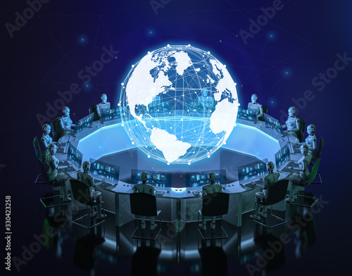 Photos Global technology connection concept