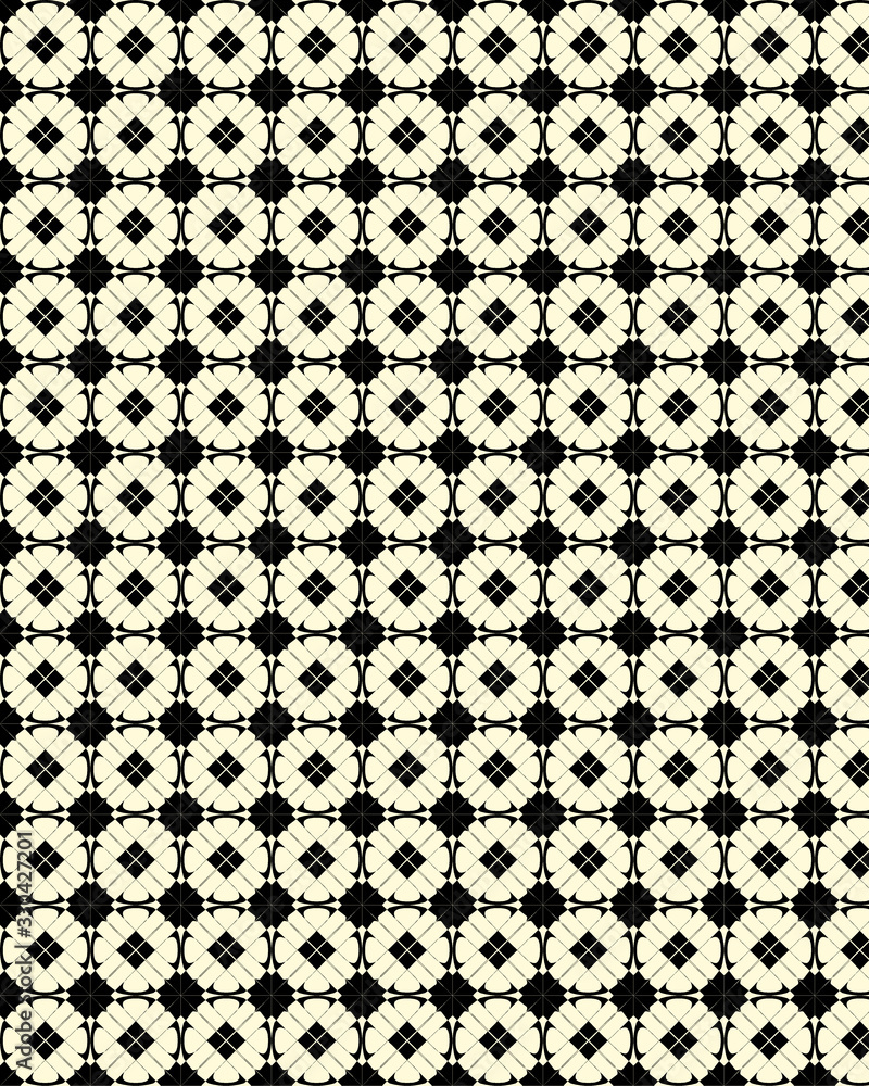Design seamless monochrome pattern. Abstract interlaced background Design seamless monochrome pattern. Abstract interlaced background