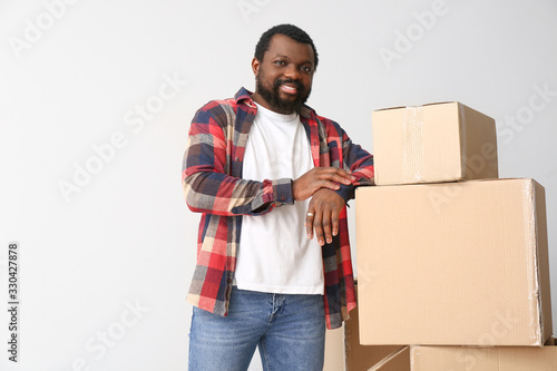 African-American man with b...