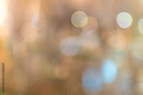Abstract blurred background with colorful bokeh. Blank for design.