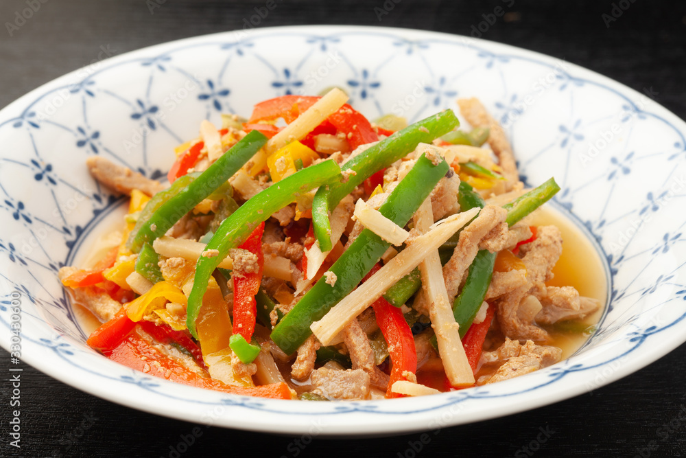 青椒肉絲 青椒肉絲