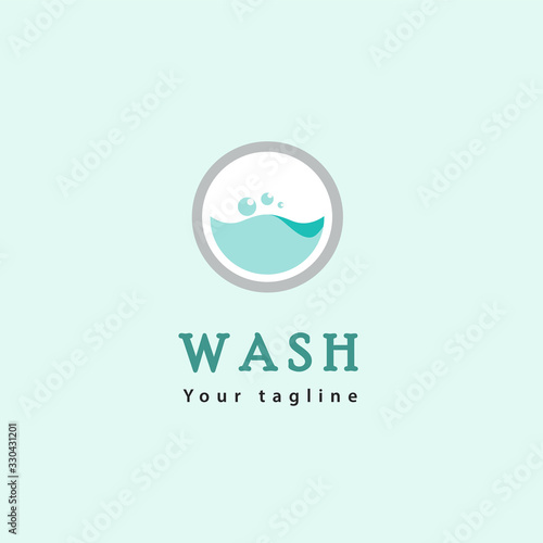 logo laundry clean logo template for your business