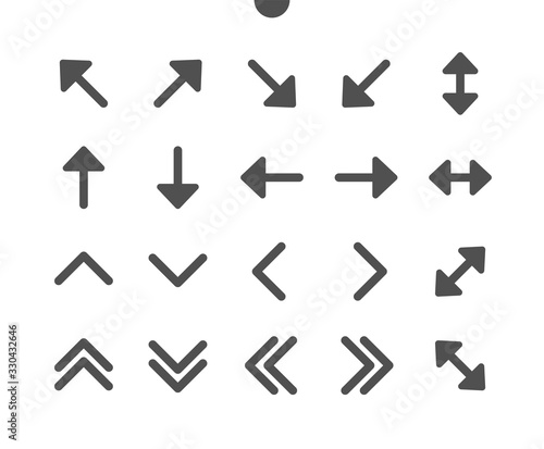 Arrows v1 UI Pixel Perfect Well-crafted Vector Solid Icons 48x48 Ready for 24x24 Grid for Web Graphics and Apps. Simple Minimal Pictogram