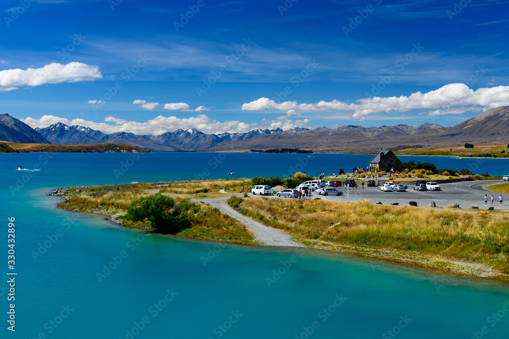 Lake Tekapo and Church of the Good Shepherd, South Island, New Zealand