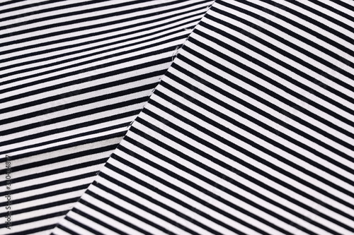 fabric black and white stripe pattern modern style, abstract fashion trendy cloth texture background
