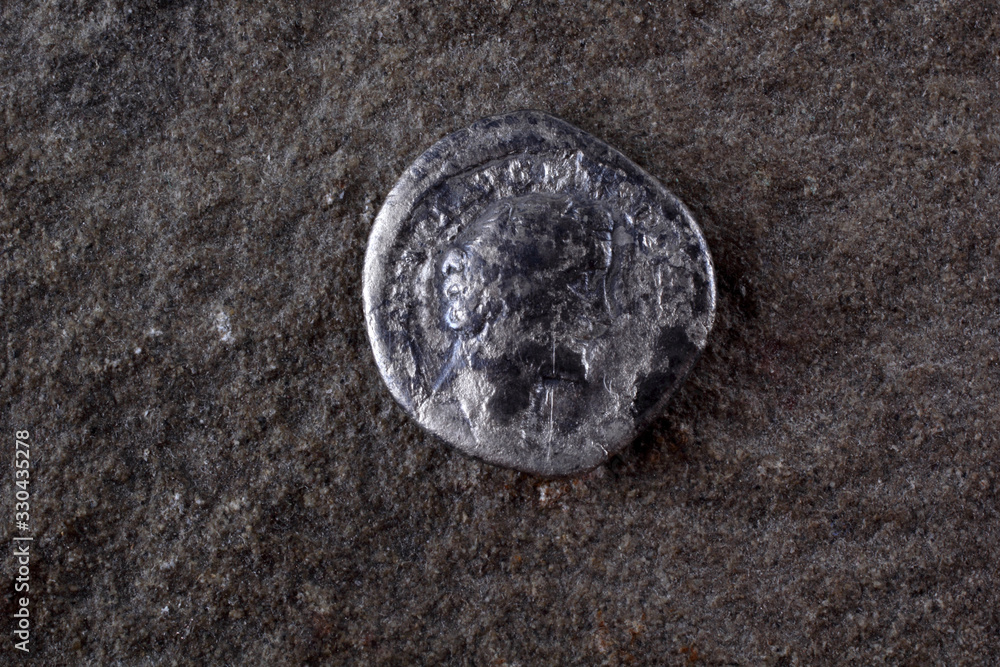 Fototapeta premium Ancient coin. Roman empire
