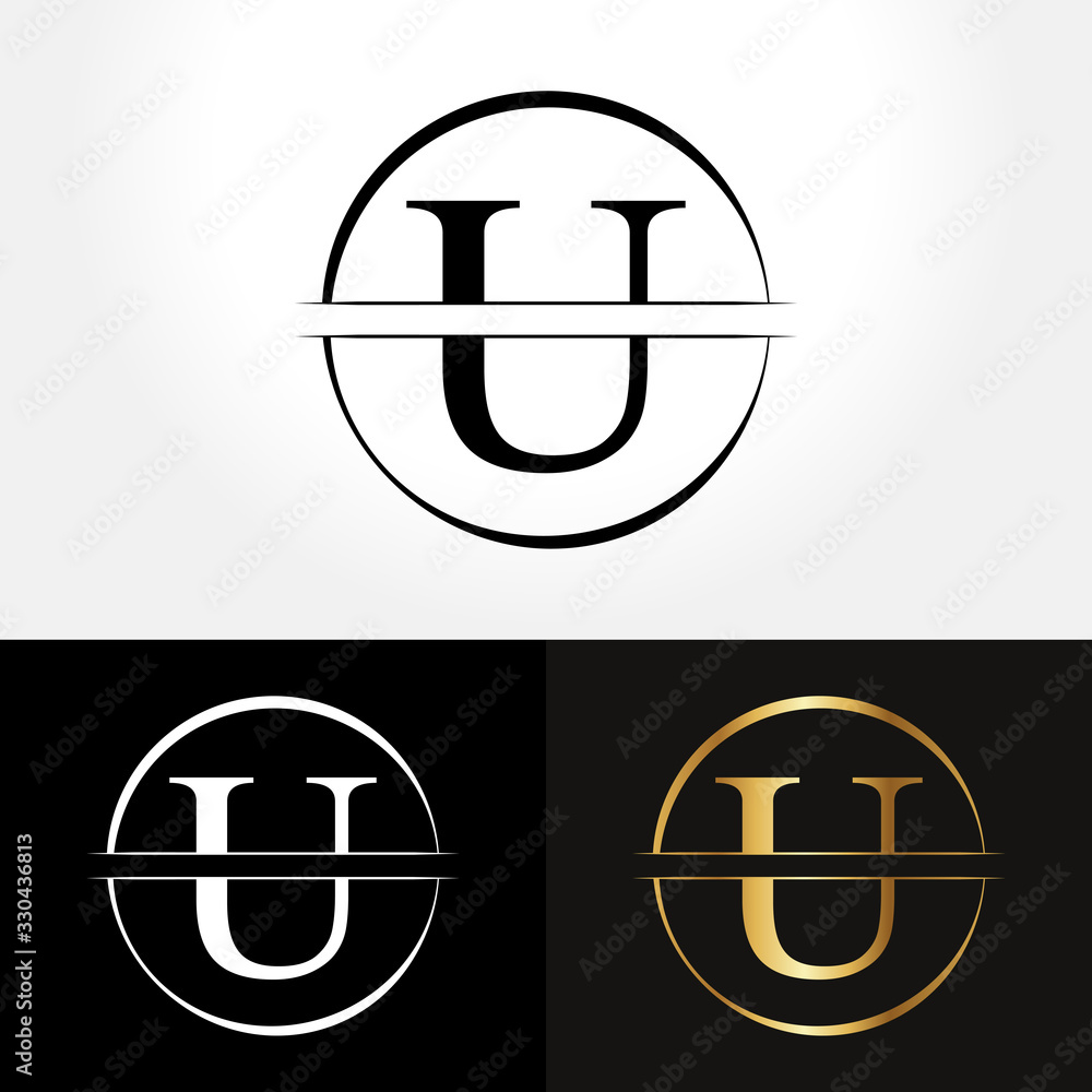 Initial Circle Letter U Logo Design Business Vector Template. Creative Abstract Letter U Logo Vector Initial Circle Letter U Logo Design Business Vector Template. Creative Abstract Letter U Logo Vector