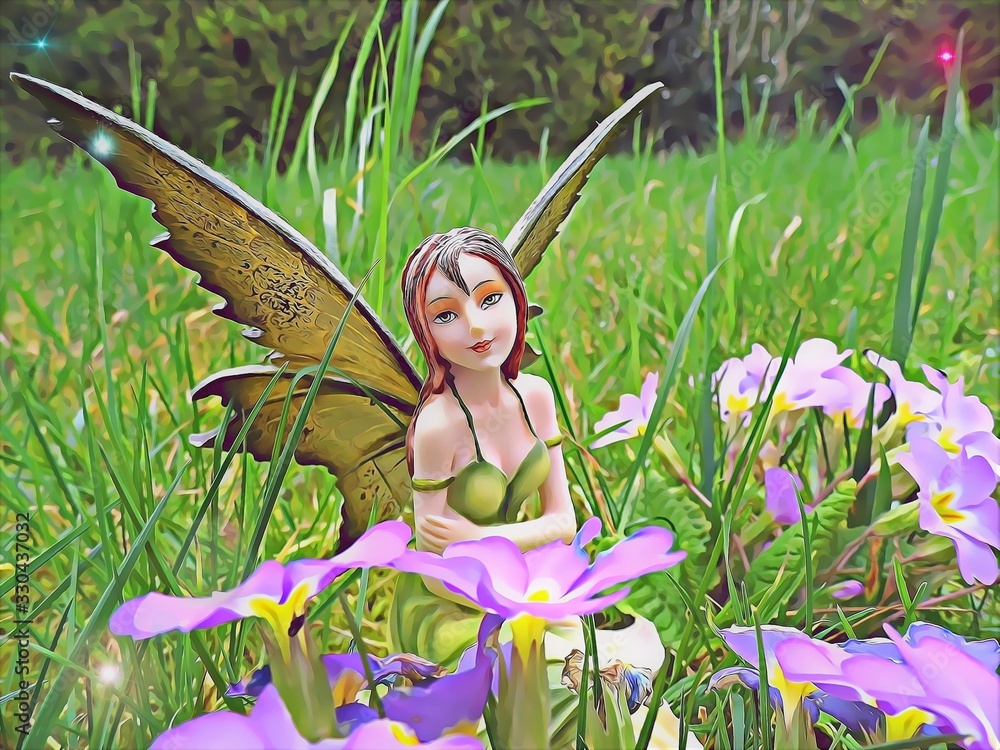 Fototapeta premium Fée du jardin (1)