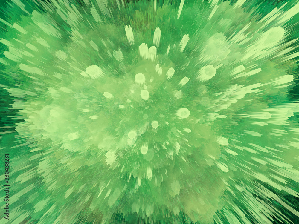 Fototapeta premium Abstract colorful corona virus 3d render background.