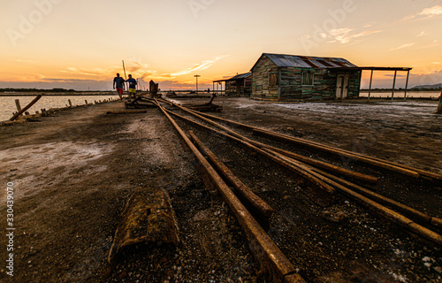 railway at sunset © Edwin
