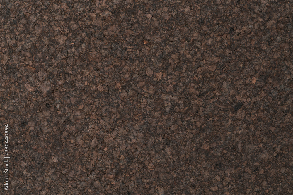 Texture of dark cork with oil finish Texture of dark cork with oil finish