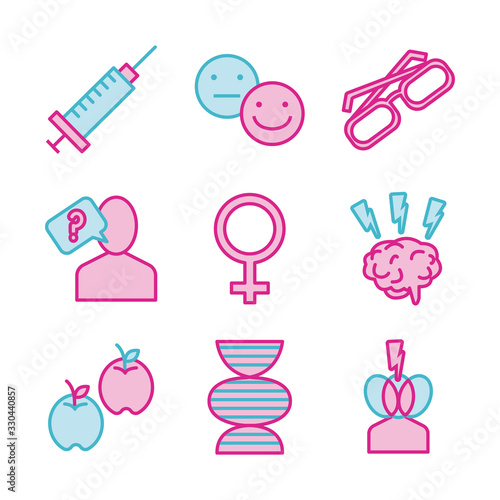 bundle of alzheimer set icons