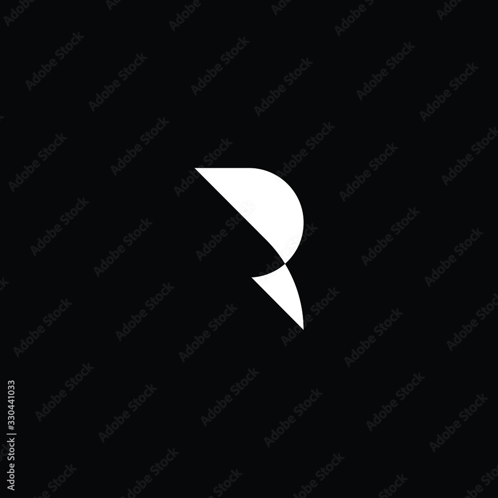 Minimal elegant monogram art logo. Outstanding professional trendy awesome artistic R RP PR initial based Alphabet icon logo. Premium Business logo White color on black background Minimal elegant monogram art logo. Outstanding professional trendy awesome artistic R RP PR initial based Alphabet icon logo. Premium Business logo White color on black background