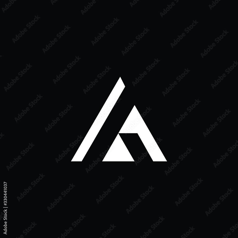 Minimal elegant monogram art logo. Outstanding professional trendy awesome artistic AG GA initial based Alphabet icon logo. Premium Business logo White color on black background Minimal elegant monogram art logo. Outstanding professional trendy awesome artistic AG GA initial based Alphabet icon logo. Premium Business logo White color on black background