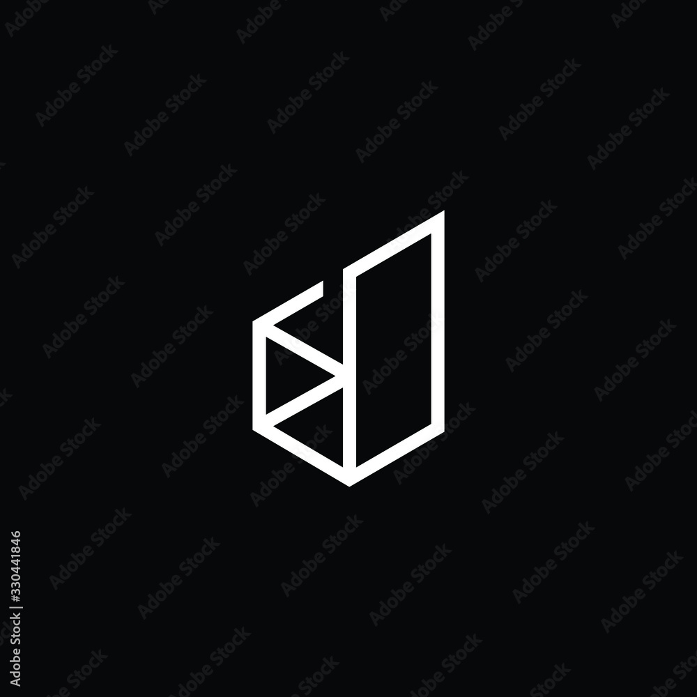 Minimal elegant monogram art logo. Outstanding professional trendy awesome artistic D DD initial based Alphabet icon logo. Premium Business logo White color on black background Minimal elegant monogram art logo. Outstanding professional trendy awesome artistic D DD initial based Alphabet icon logo. Premium Business logo White color on black background