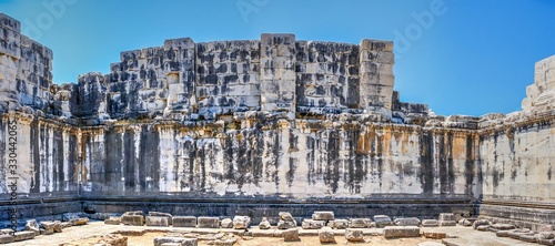 Inside the Temple of Apollo in Didyma, Turkey