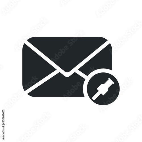 Email attachment icon