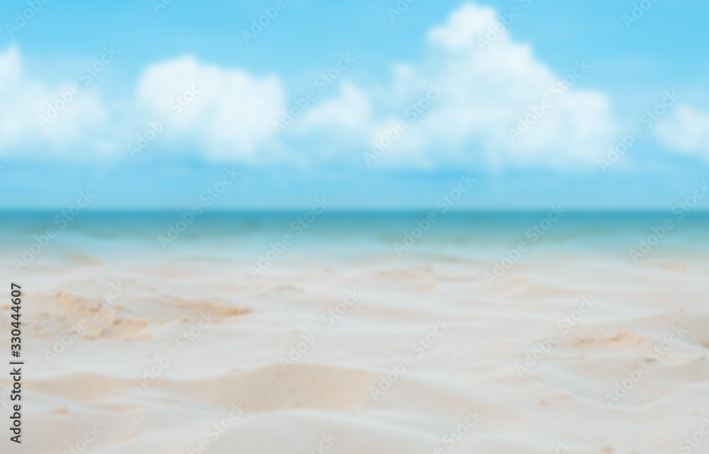 Sand, sea, sky and beach background