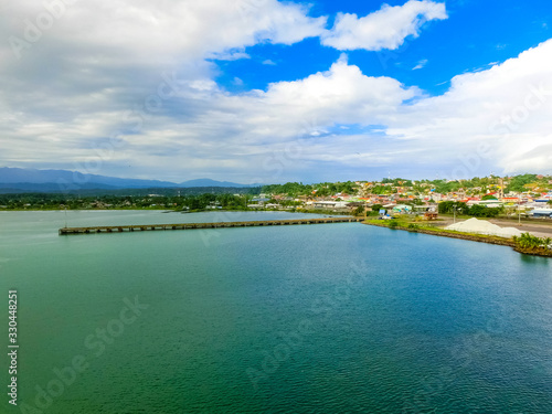 Port Limon seaport in Costa Rica from cruoise line