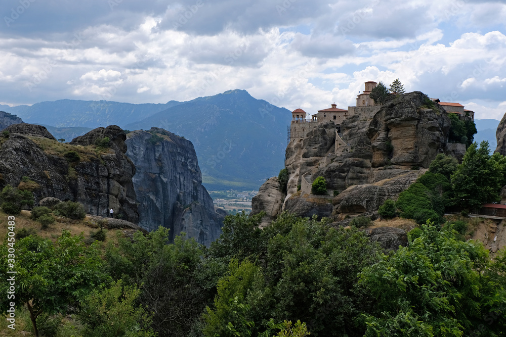 Monastero sulle rocce di Meteor in Grecia Monastero sulle rocce di Meteor in Grecia