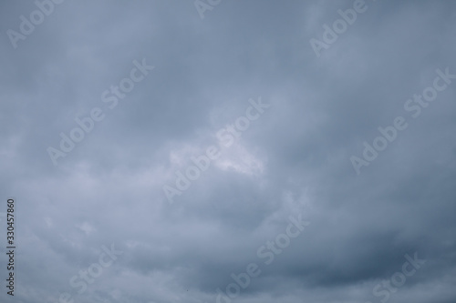 dark blue sky with clouds