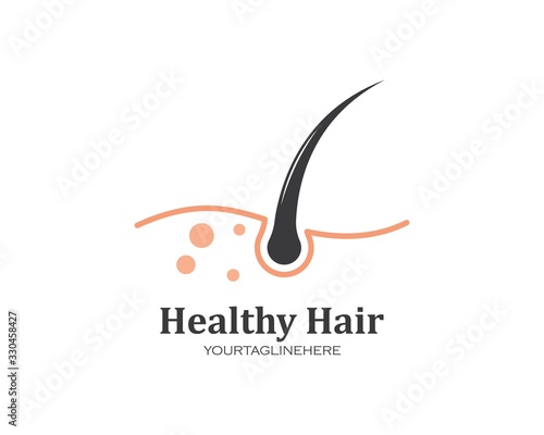 hair root icon vector illustration design