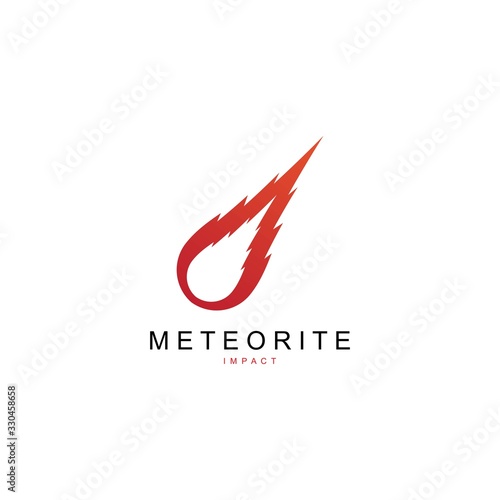 meteor logo vector
