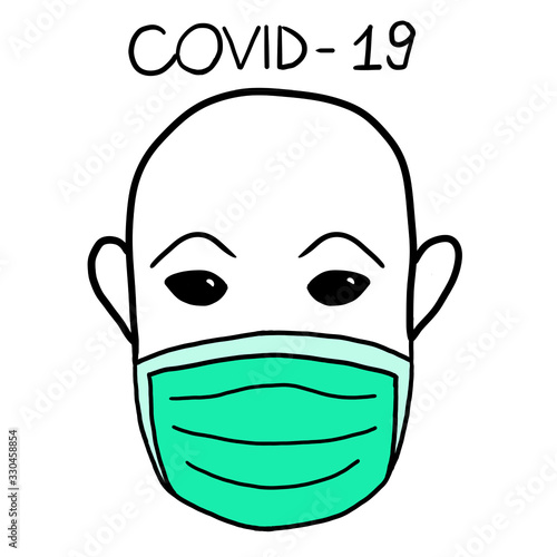 Corona virus coronavirus mask antivirus covid-19