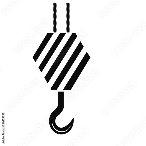 Crane hook logo