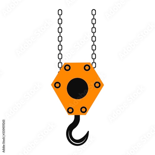 Crane hook logo
