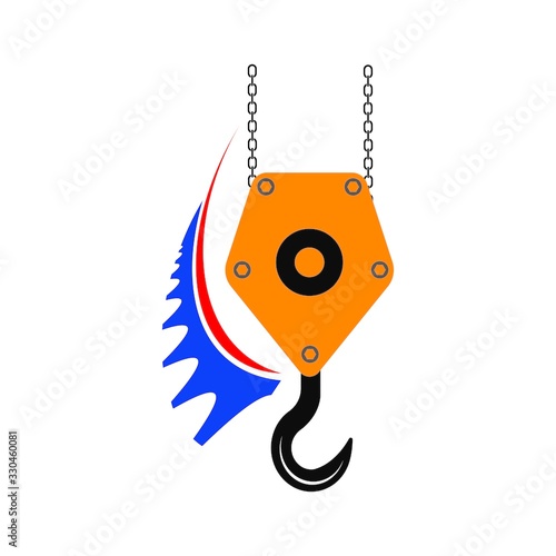 Crane hook logo