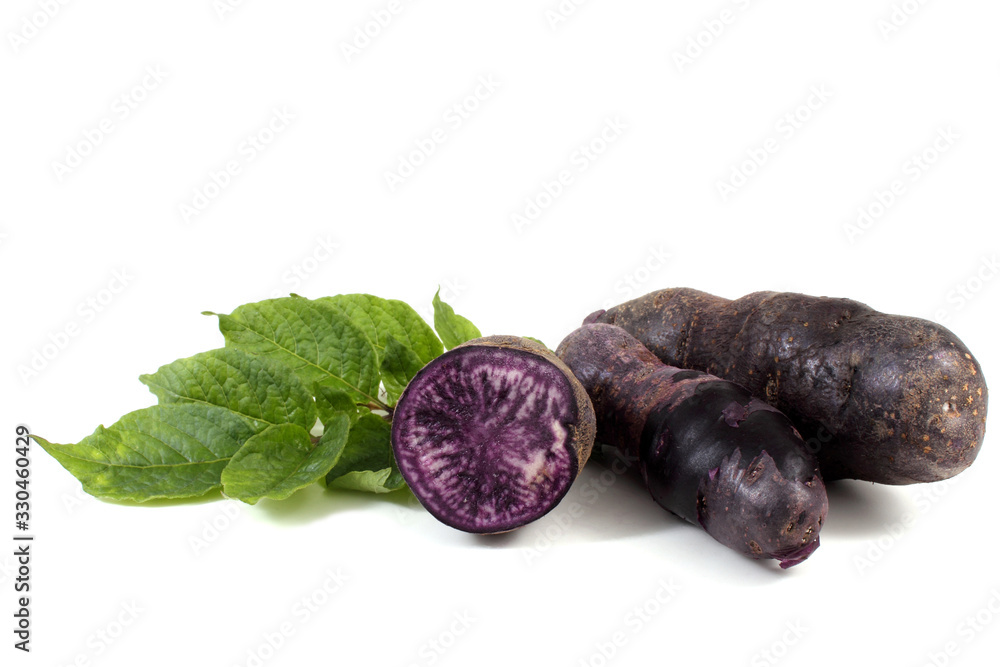 Violet French potato Vitelotte Violet French potato Vitelotte