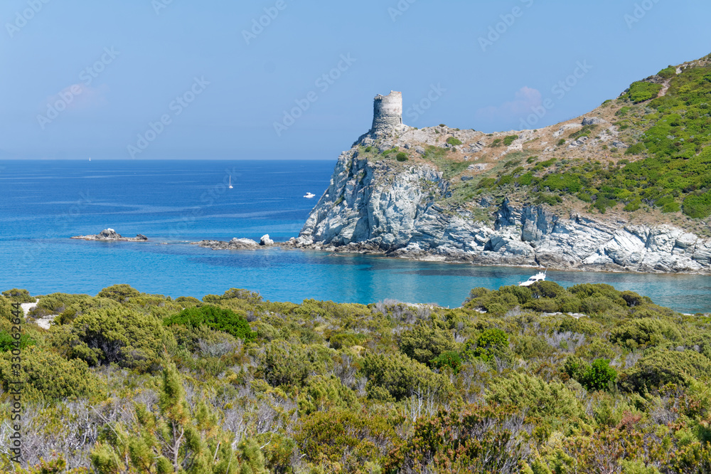 Morski k krajobraz północnej Korsyki