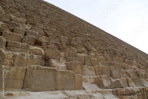 Blocks of Great Pyramid of Giza, Egypt