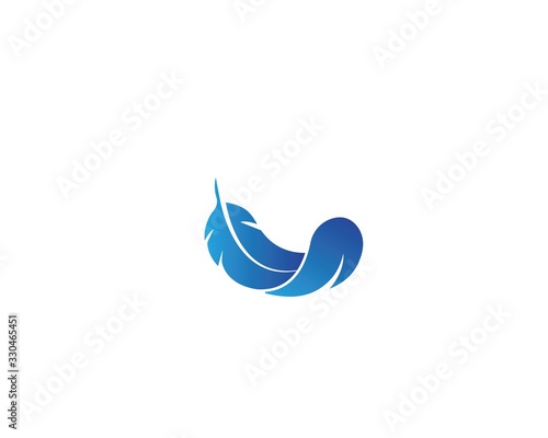 feather icon illustration vecto