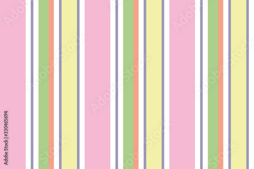 background of pastel colored stripes in white, yellow, orange, pink, green and purple