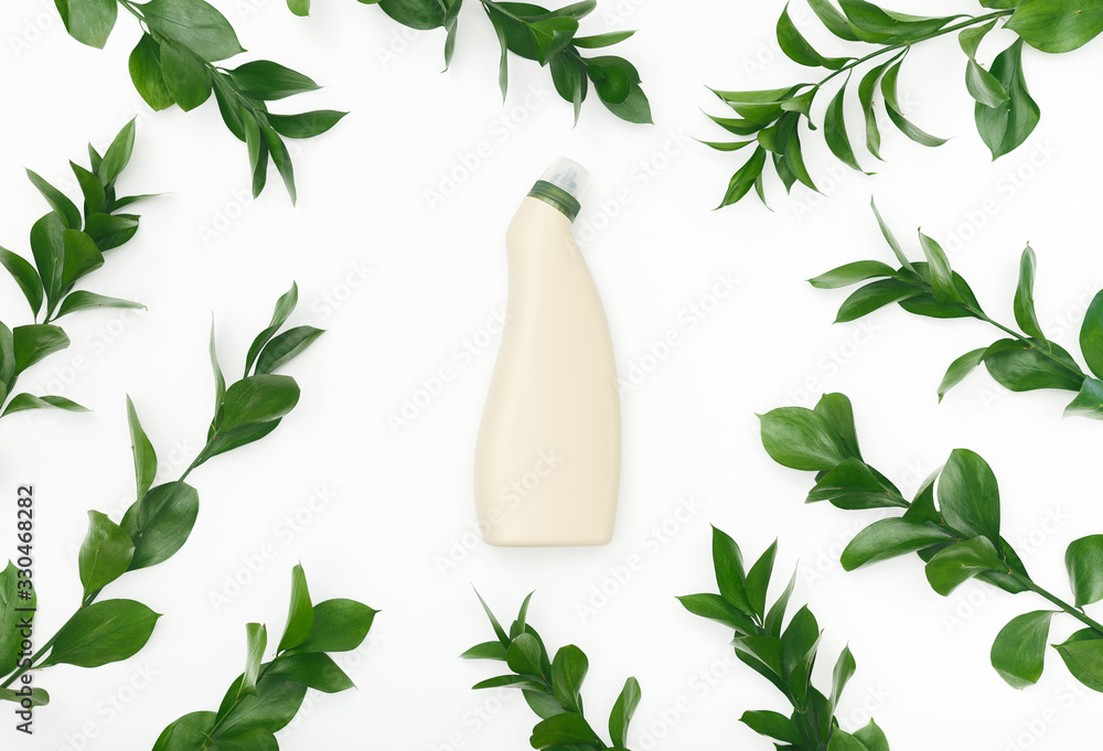 Bottle with removing dirt detergent for everyday cleaning Bottle with removing dirt detergent for everyday cleaning