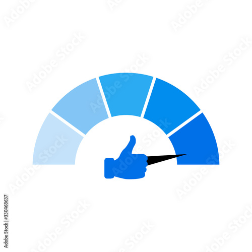 Indicate socialization isolated on white