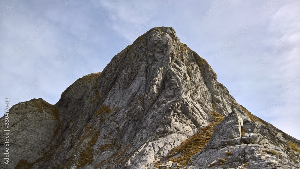Rock spur in Alps